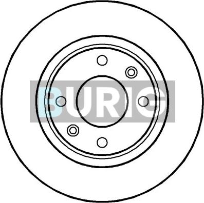 Burig B010001 - Disque de frein cwaw.fr