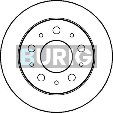 Burig B010084 - Disque de frein cwaw.fr