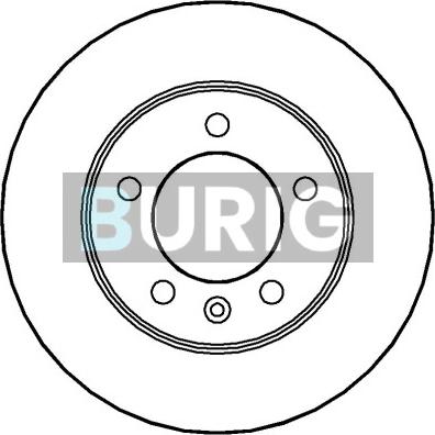 Burig B010086 - Disque de frein cwaw.fr