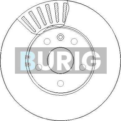 Burig B010087 - Disque de frein cwaw.fr