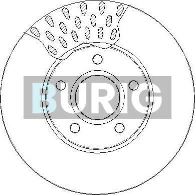 Burig B010034 - Disque de frein cwaw.fr