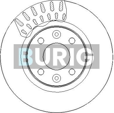 Burig B010027 - Disque de frein cwaw.fr