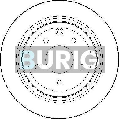 Burig B010075 - Disque de frein cwaw.fr