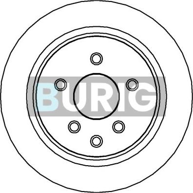 Burig B010146 - Disque de frein cwaw.fr