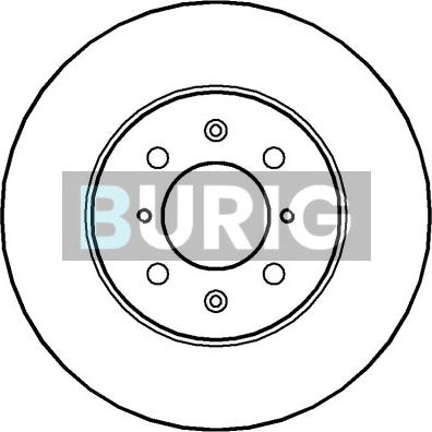 Burig B010108 - Disque de frein cwaw.fr