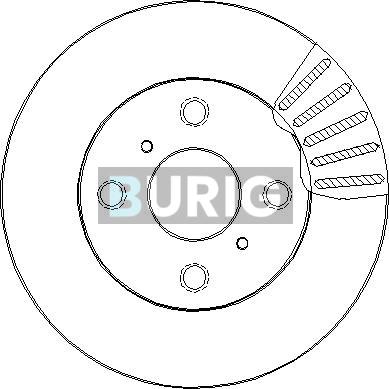 Burig B010107 - Disque de frein cwaw.fr