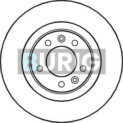 Burig B010136 - Disque de frein cwaw.fr