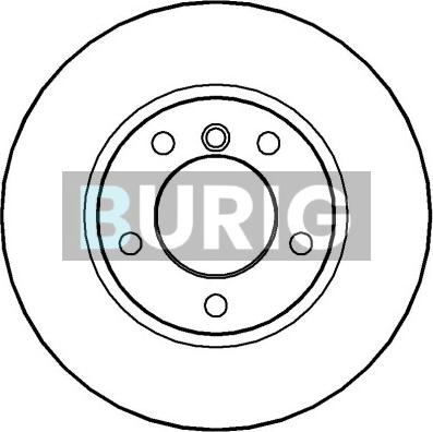 Burig B010130 - Disque de frein cwaw.fr