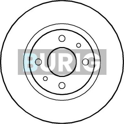 Burig B010129 - Disque de frein cwaw.fr