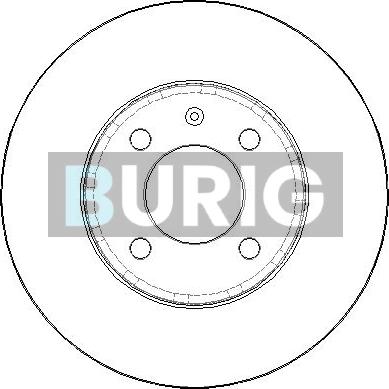 Burig B010126 - Disque de frein cwaw.fr