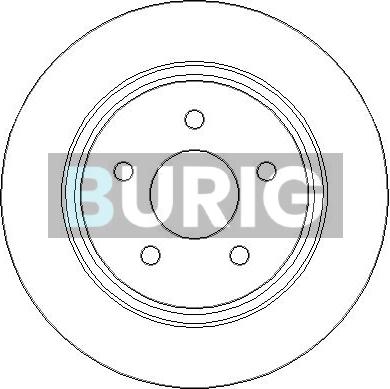 Burig B010127 - Disque de frein cwaw.fr