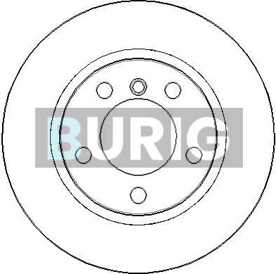 Burig B010175 - Disque de frein cwaw.fr