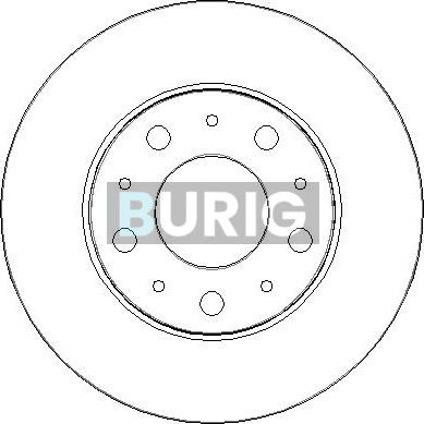 Burig B010172 - Disque de frein cwaw.fr