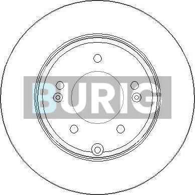 Burig B010893 - Disque de frein cwaw.fr