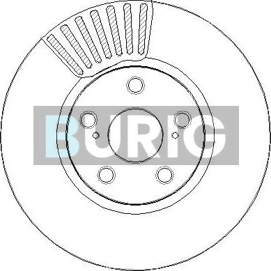 Burig B010851 - Disque de frein cwaw.fr