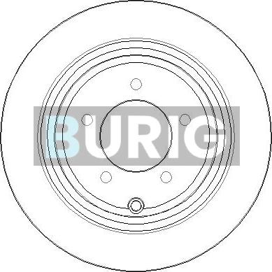 Burig B010857 - Disque de frein cwaw.fr