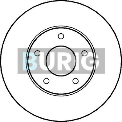 Burig B010869 - Disque de frein cwaw.fr