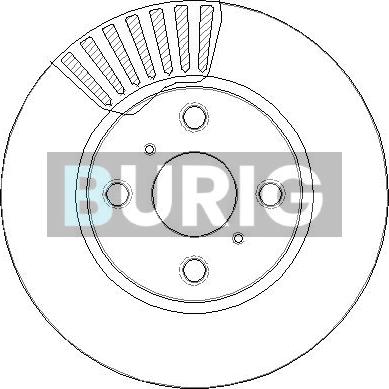 Burig B010864 - Disque de frein cwaw.fr