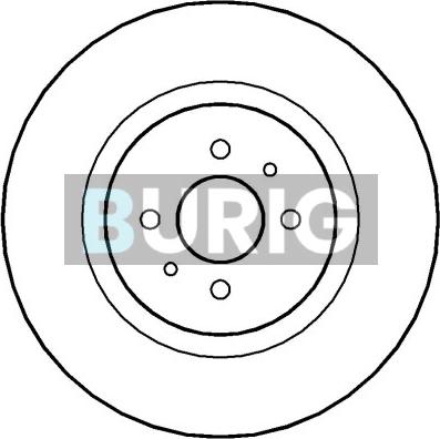 Burig B010860 - Disque de frein cwaw.fr