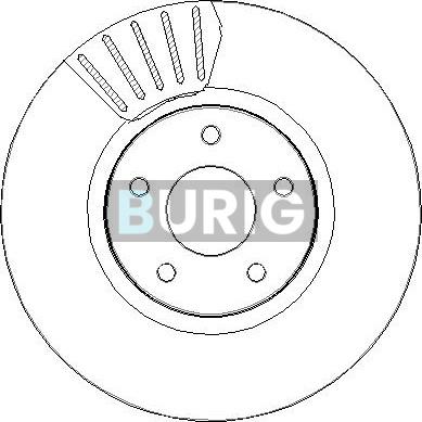 Burig B010867 - Disque de frein cwaw.fr