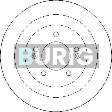 Burig B010806 - Disque de frein cwaw.fr