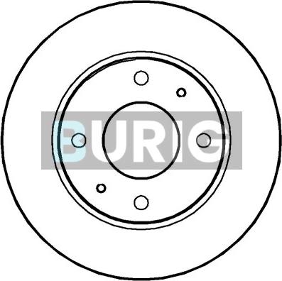 Burig B010803 - Disque de frein cwaw.fr