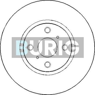 Burig B010873 - Disque de frein cwaw.fr