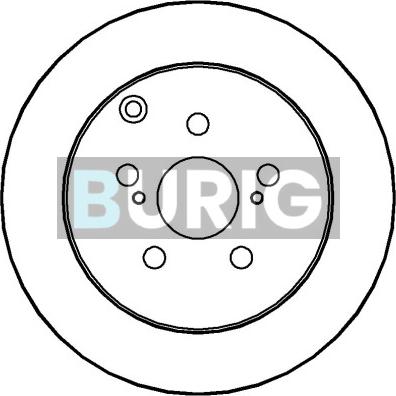 Burig B010340 - Disque de frein cwaw.fr