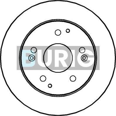 Burig B010342 - Disque de frein cwaw.fr