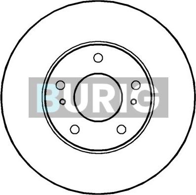 Burig B010353 - Disque de frein cwaw.fr