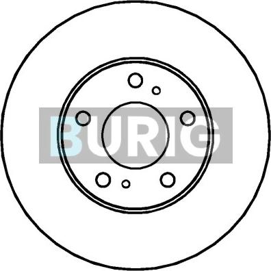 Burig B010301 - Disque de frein cwaw.fr