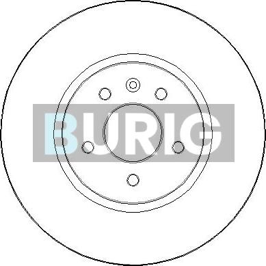 Burig B010313 - Disque de frein cwaw.fr