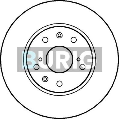 Burig B010381 - Disque de frein cwaw.fr