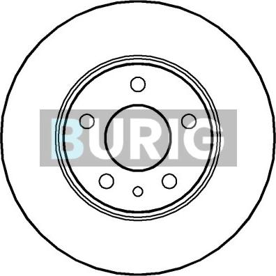 Burig B010383 - Disque de frein cwaw.fr