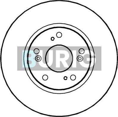 Burig B010382 - Disque de frein cwaw.fr