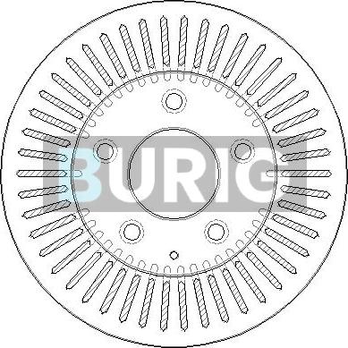 Burig B010332 - Disque de frein cwaw.fr