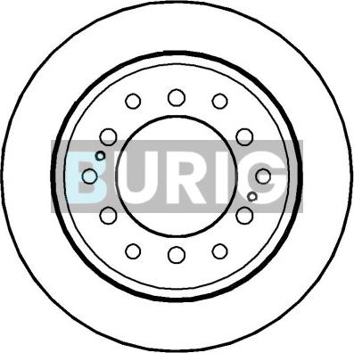 Burig B010324 - Disque de frein cwaw.fr