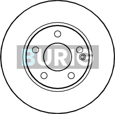 Burig B010320 - Disque de frein cwaw.fr