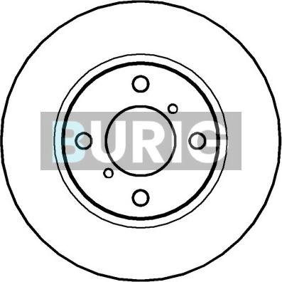 Burig B010375 - Disque de frein cwaw.fr