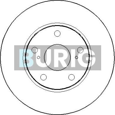 Burig B010244 - Disque de frein cwaw.fr