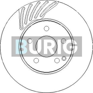 Burig B010256 - Disque de frein cwaw.fr