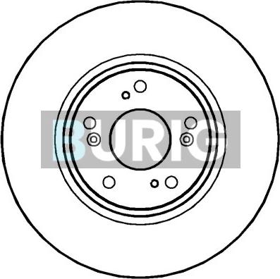 Burig B010265 - Disque de frein cwaw.fr