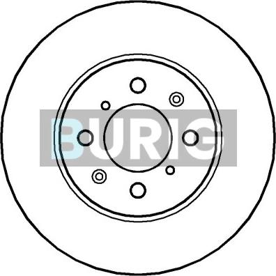 Burig B010261 - Disque de frein cwaw.fr