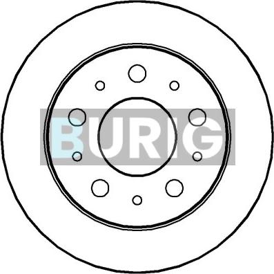 Burig B010267 - Disque de frein cwaw.fr