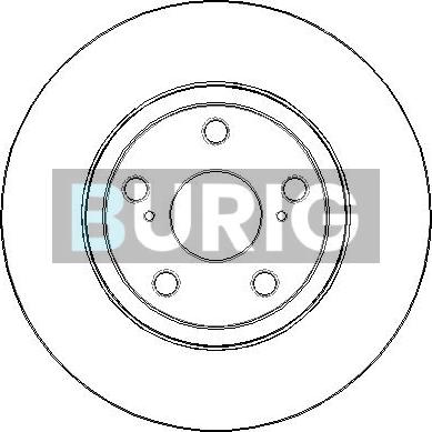 Burig B010207 - Disque de frein cwaw.fr