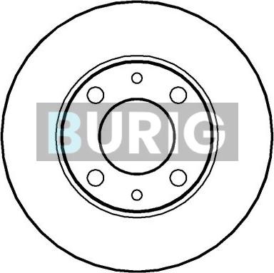 Burig B010217 - Disque de frein cwaw.fr