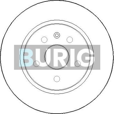 Burig B010285 - Disque de frein cwaw.fr