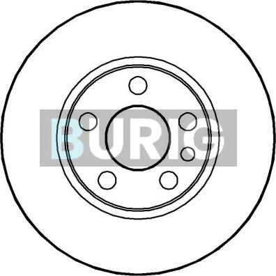 Burig B010230 - Disque de frein cwaw.fr