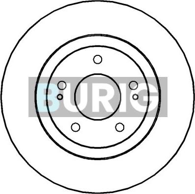 Burig B010233 - Disque de frein cwaw.fr