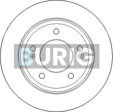 Burig B010227 - Disque de frein cwaw.fr